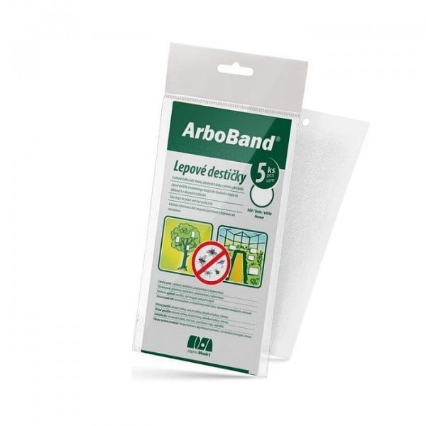 ArboBand biele lepové doštičky 5 ks