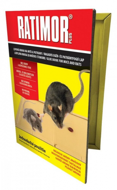 Lepová pasca na myši kartón Ratimor