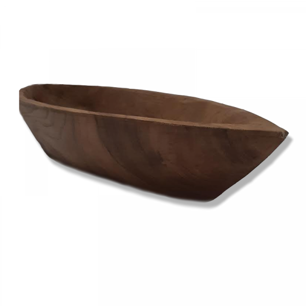 Miska loď zaoblená 60cm TEAK