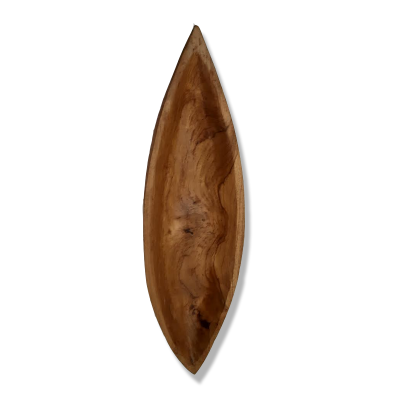 Miska loď zaoblená 40cm TEAK