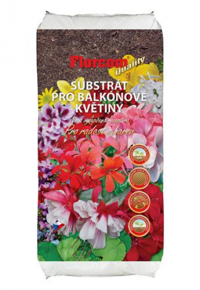 Florcom substrát pre balkónové kvety Quality
