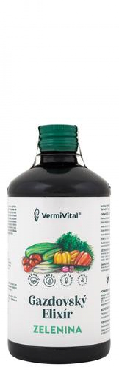 VermiVital hnojivo gazdovský elixír Zelenina 0,5 l