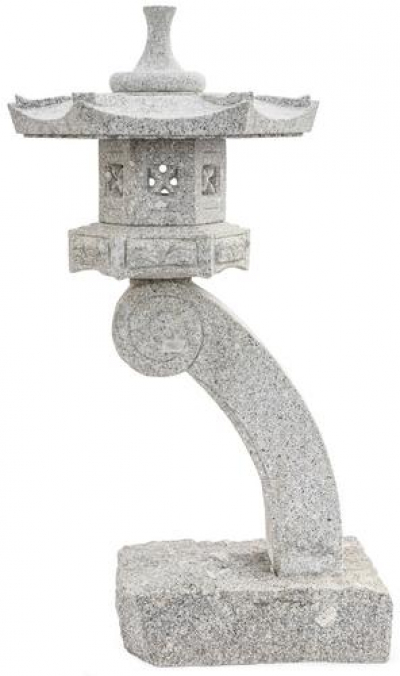 Kamenná japonská lampa RANKEI – Ø 60 cm