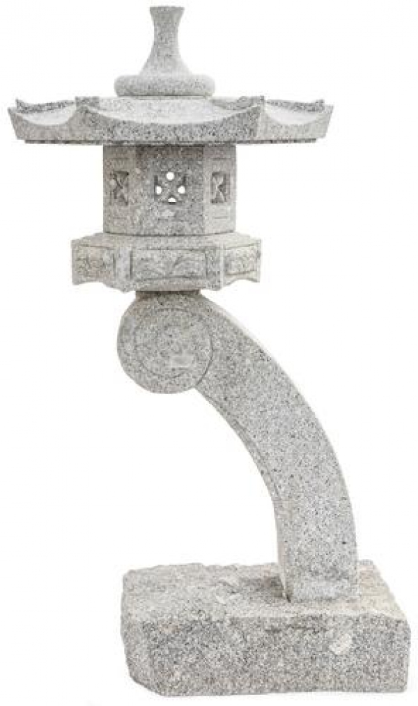 Kamenná japonská lampa RANKEI – Ø 60 cm