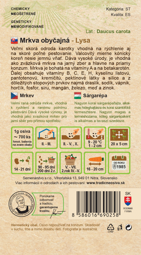 Mrkva obyčajná 