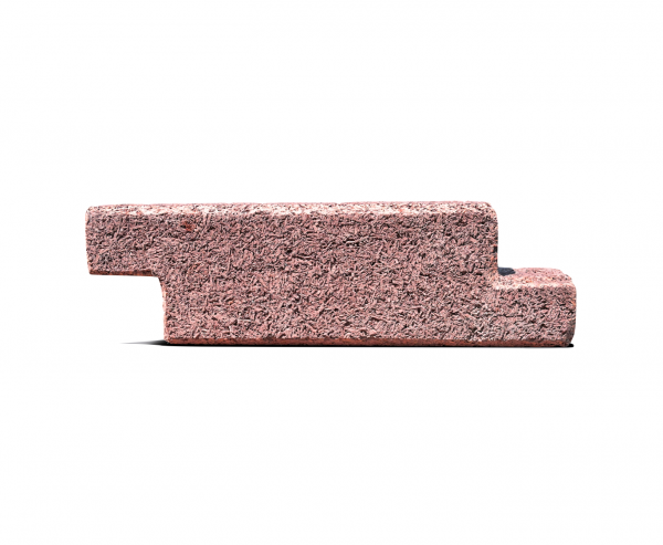 Durisol vysoky zahon dielec polovicny v hnedej farbe na produktovej fotografii na svetlom pozadi