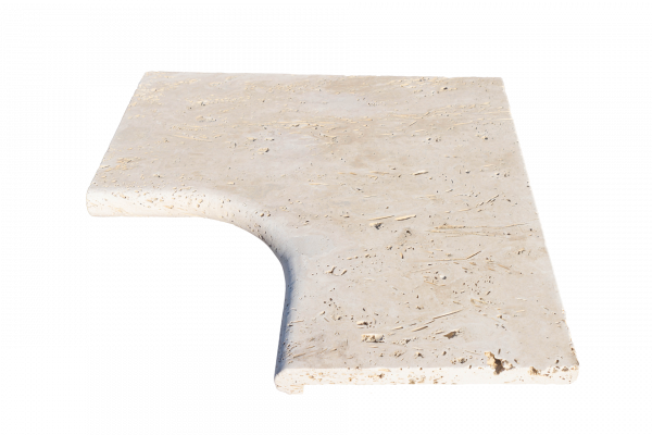 Travertín ATR22 bazénový lem - vnútorný roh
