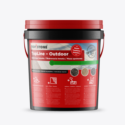 TopLine Outdoor škárovacia hmota piesková (sada 12,5 kg)