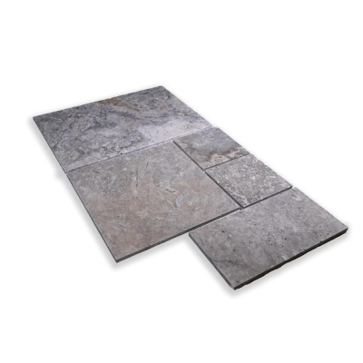 French Silver dlažba/obklad travertín