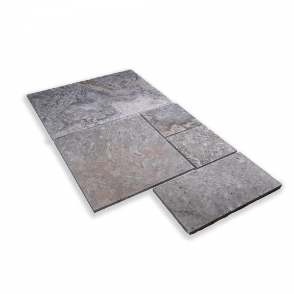 French Silver dlažba/obklad travertín