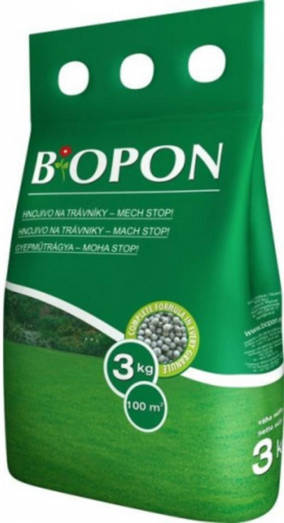 Bopon hnojivo na trávniky - proti machu 3 kg