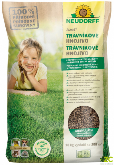 Hnojivo Azet Neudorff - pre trávnik s mykorhizou 10 kg