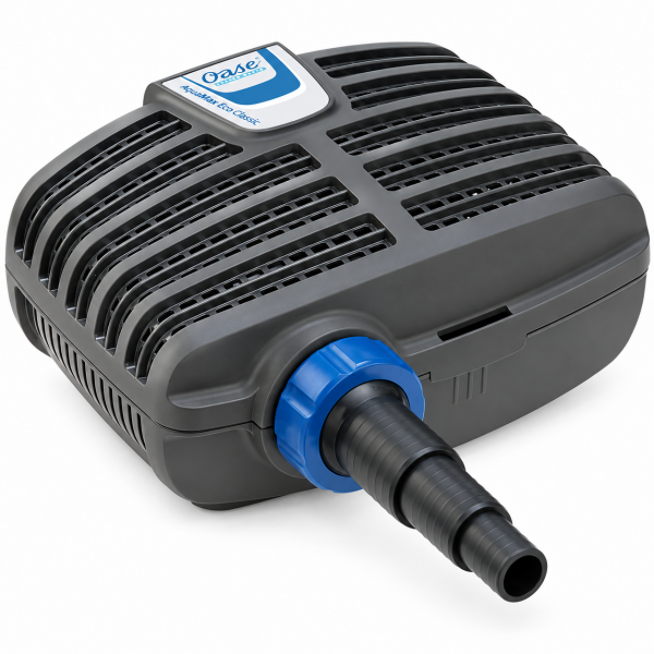 OASE AquaMax Eco Classic 3500 E – detail výstupu s hadicovým adaptérom