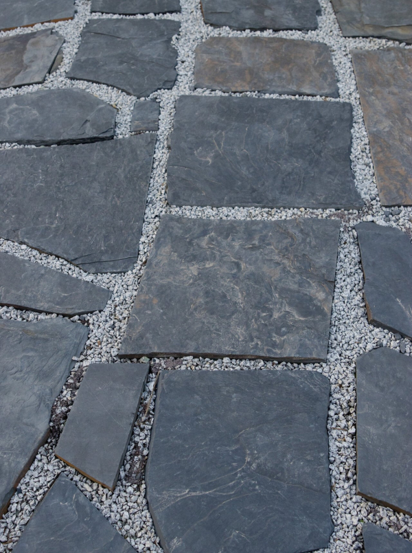 Bridlica NERO čierna - nášľapné kamene / platne