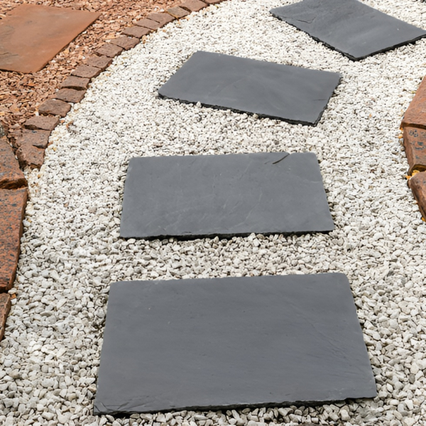 Bridlica ANTIK čierna - nášľapné kamene