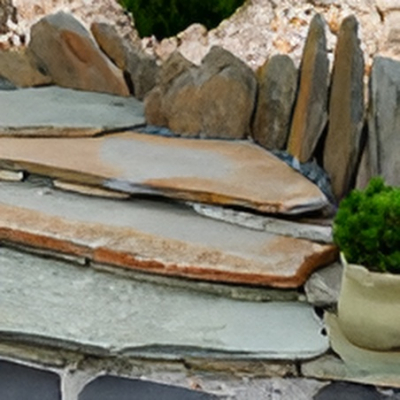 Kvarcit OLIVIA olivovo-šedý - kamenná platňa / nášľapné kamene / schody