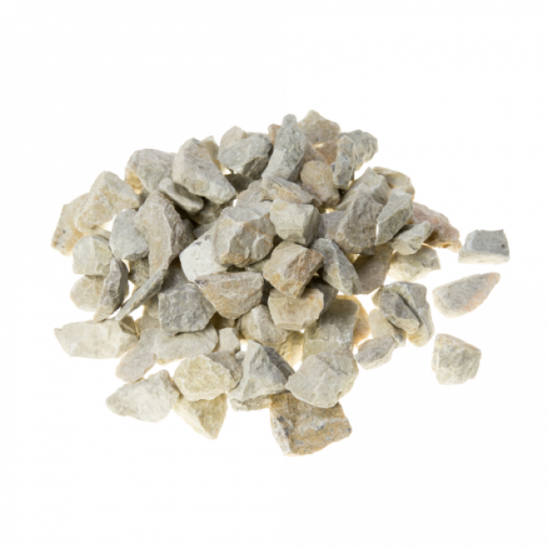 Vápenec V24 žlto-šedý – dekoračná drť / okrasné kamenivo