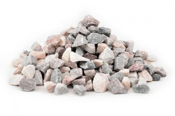 Vápenec ružový – dekoračná drť / okrasné kamenivo