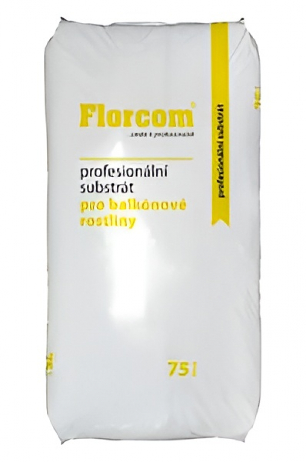 Florcom profesionálny substrát pre balkónové rastliny 75 l