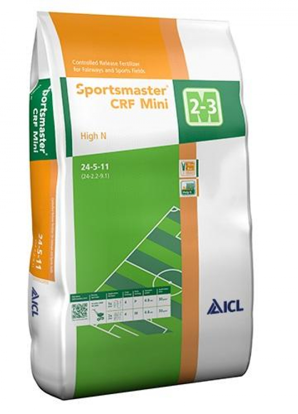 ICL trávnikové hnojivo Sportsmaster CRF Mini High N 25 kg