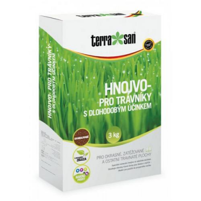 Terrasan hnojivo na trávniky s dlhodobobým účinkom 3 kg
