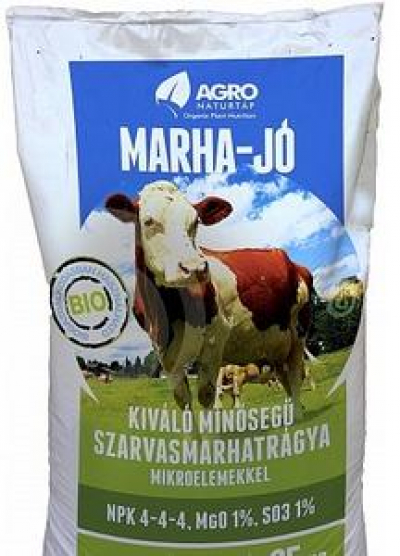 Kravský hnoj peletovaný Marha-Jó 25kg/60ks pal.