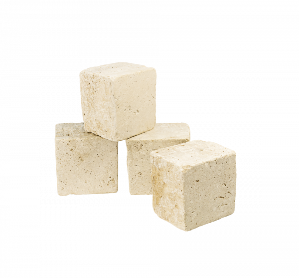 Travertín SAHARA – kamenná kocka