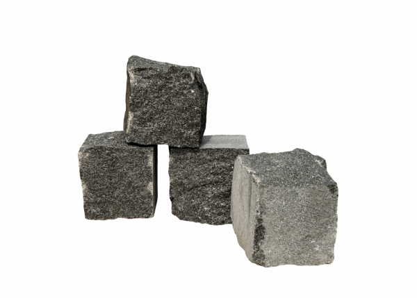 Žula Nero kamenná kocka – produktová fotografia – STONE TRADE