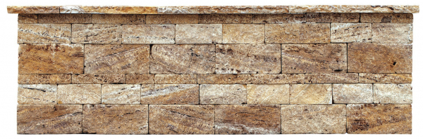 Travertín HONEY ATR26 kamenný blok/múrik