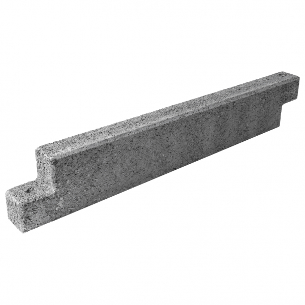 Durisol vysoky zahon dielec v antracitovej farbe na produktovej fotografii na bielom pozadi