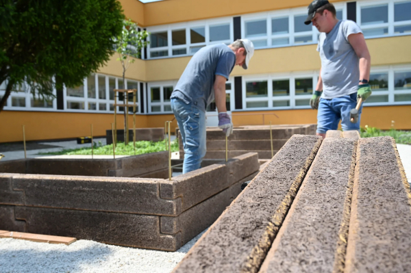 Durisol vysoký záhon: tvar U1