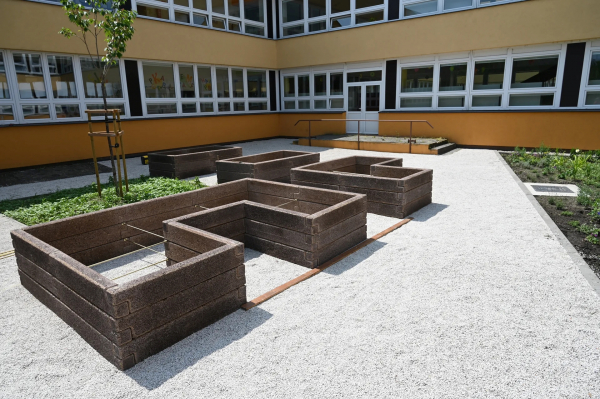 Durisol vysoký záhon: tvar U1