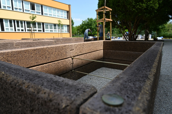 Durisol vysoký záhon: tvar L