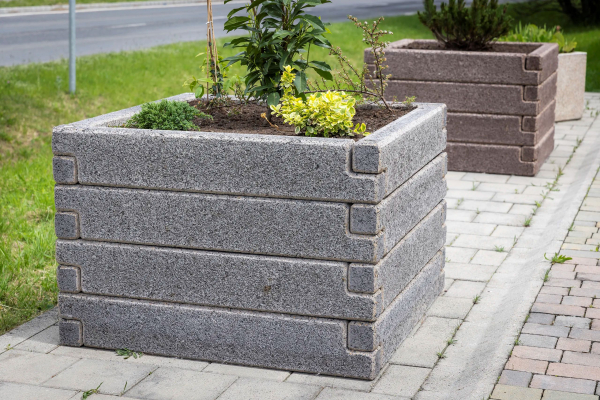 Durisol vysoký záhon: tvar štvorca (K)