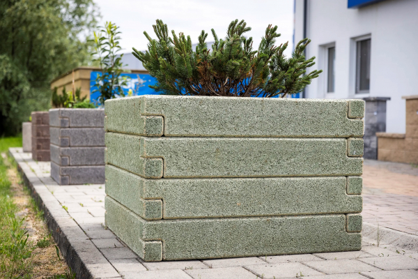 Durisol vysoký záhon: tvar štvorca (K)