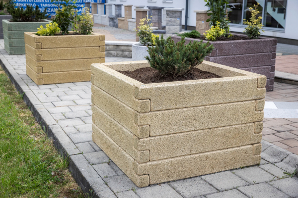 Durisol vysoký záhon: tvar štvorca (K)