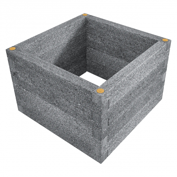 Durisol vysoký záhon: tvar štvorca (K)